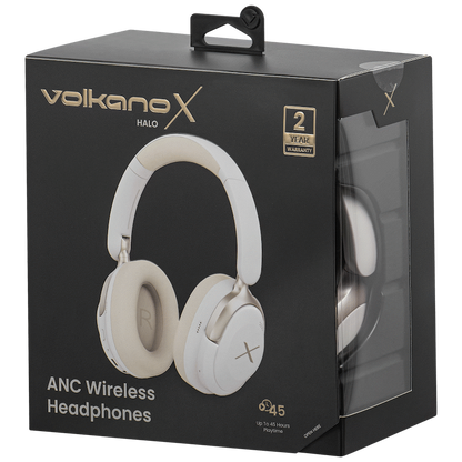 VolkanoX Halo ANC Bluetooth Headphone - Nude