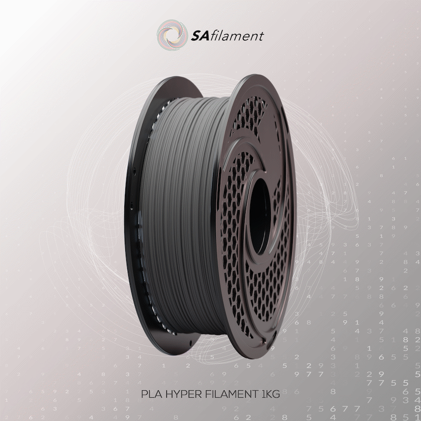 SA Filament PLA Hyper Filament 1kg - Grey
