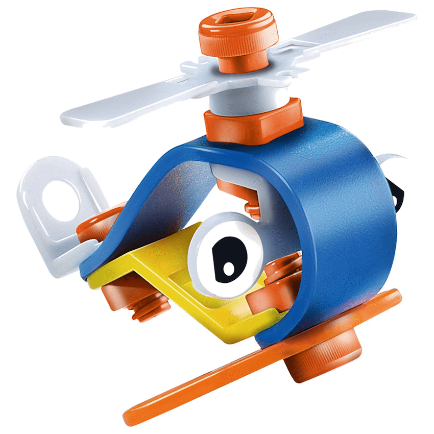 Edu-matic Flexi Build Mini Kit - Helicopter - 14 pcs