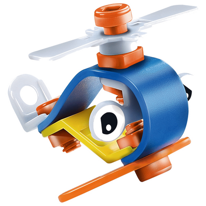 Edu-matic Flexi Build Mini Kit - Helicopter - 14 pcs