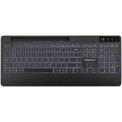 VolkanoX Gem Bluetooth Wireless Keyboard and Mouse - Black