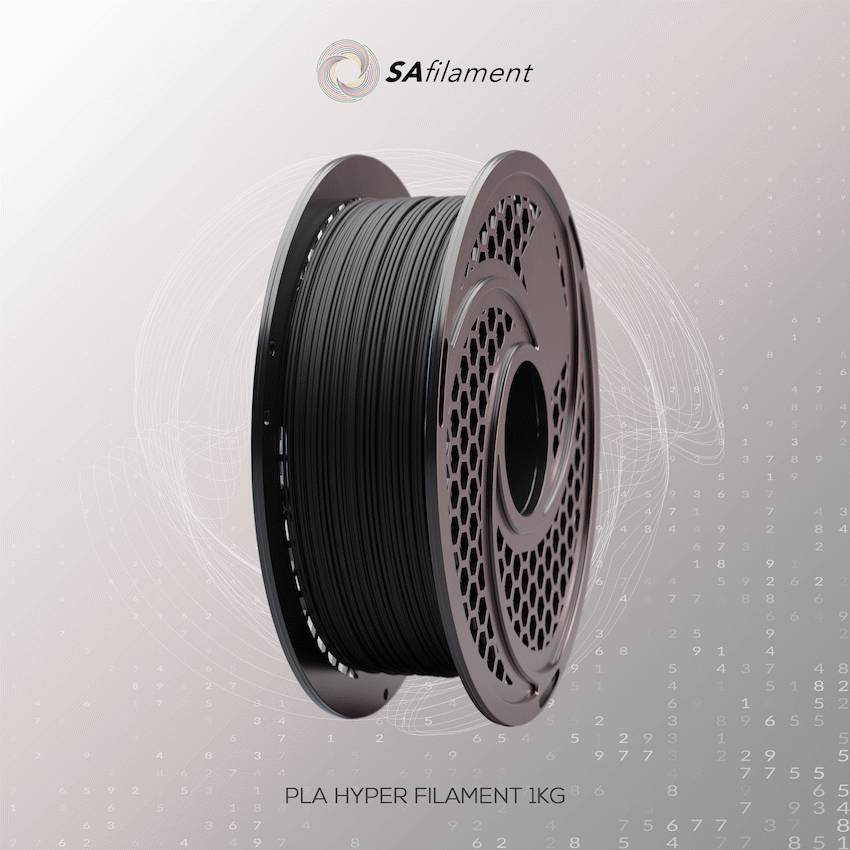 SA Filament PLA Hyper Filament 1kg - Black