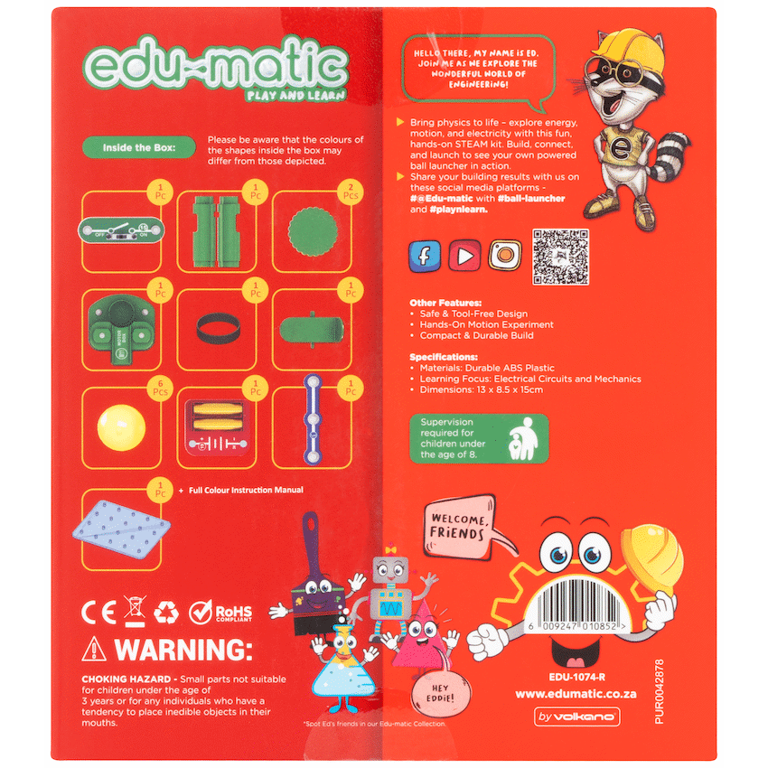 Edu-matic Volt Lab Ball Launcher Circuit