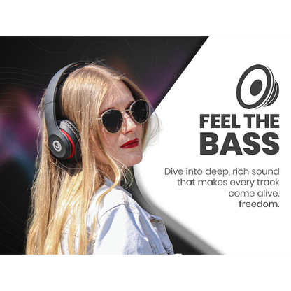 Volkano Falcon Headphones with Microphone - Black