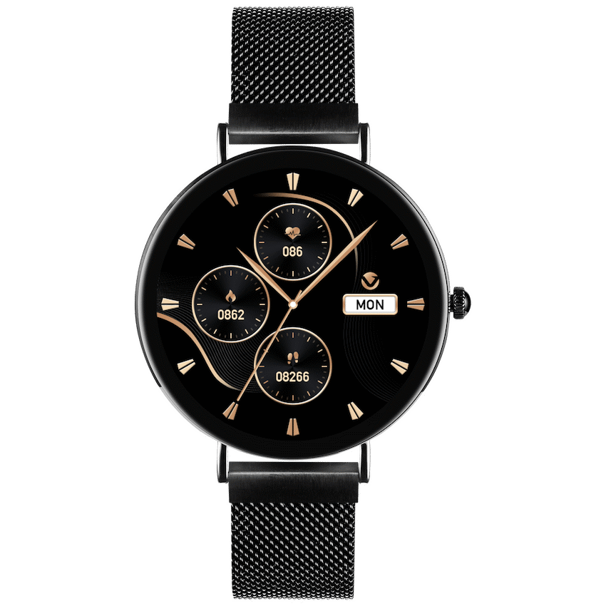 Volkano Valencia Series Ladies Smart Watch - Black