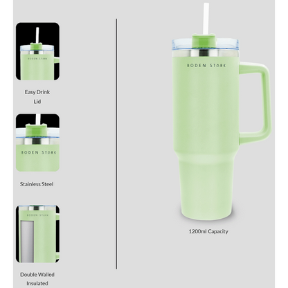 Boden Stark 1200ml Travel Mug Green