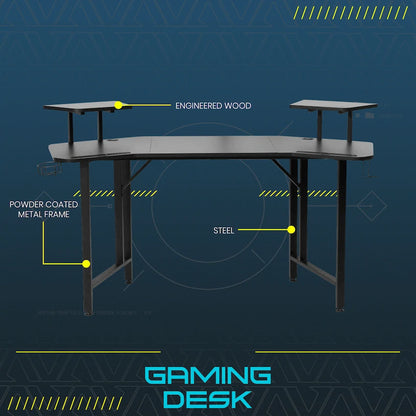 VX Gaming Saturn Gaming desk - with Desk Mat