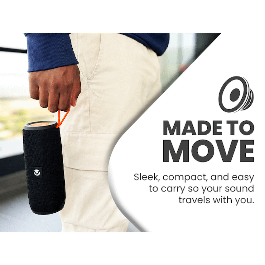 Volkano Stun 2.0 Series Bluetooth Speaker - Black