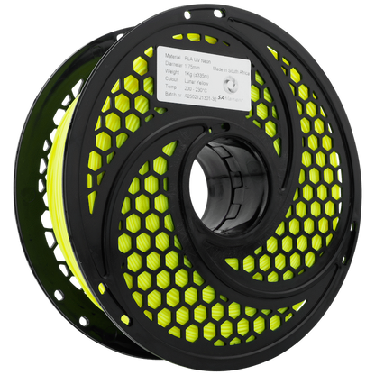 SA Filament PLA UV Neon Filament 1kg -  Lunar Yellow