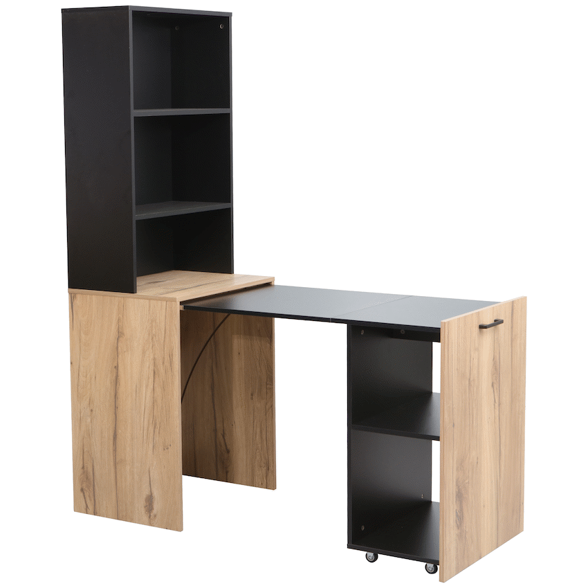 Adaptive Desk, With  Bookshelf