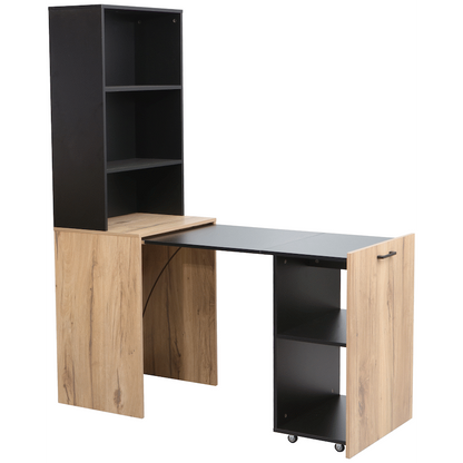 Adaptive Desk, With  Bookshelf