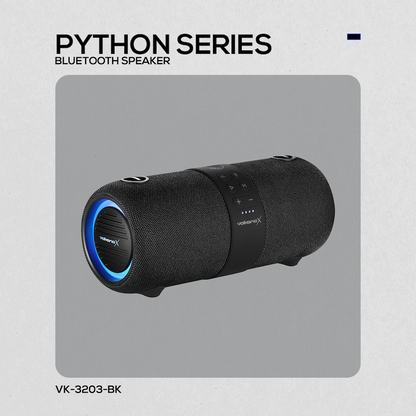 VolkanoX Python Series Bluetooth Speaker - Black