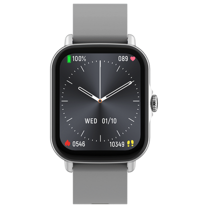 Volkano Active Tech Serene series Watch with heart rate monitor - Silver