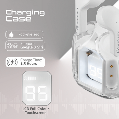 Amplify Lumina Series TWS Earphones - White