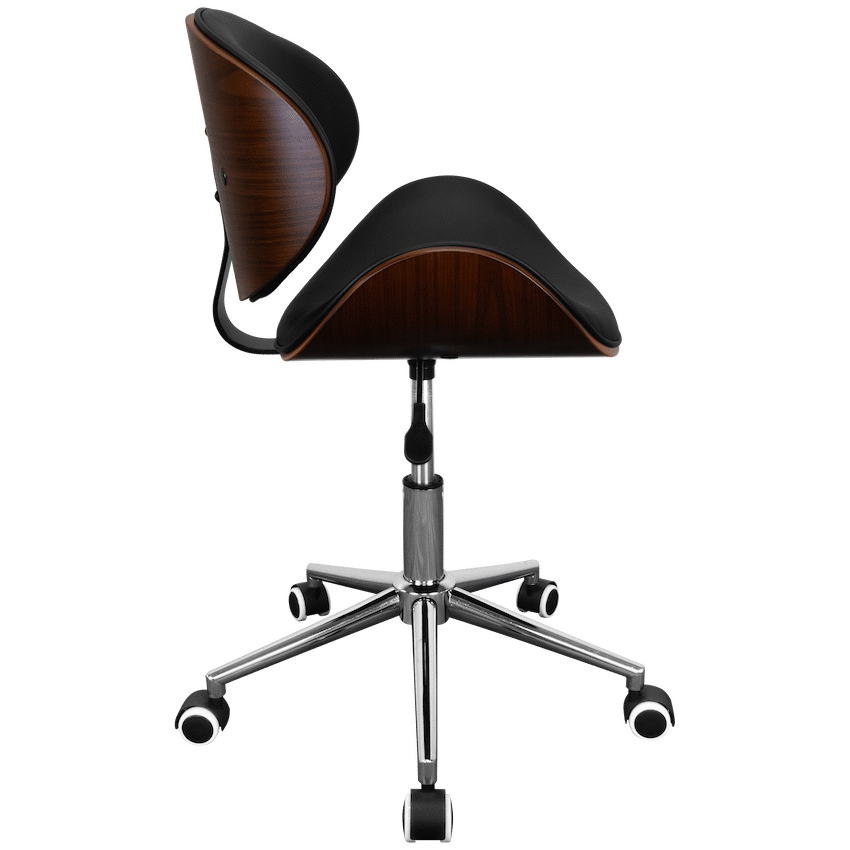 Amos Mid Back Office Chair - Black