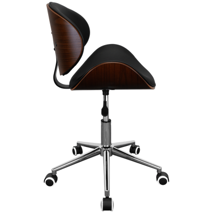 Amos Mid Back Office Chair - Black