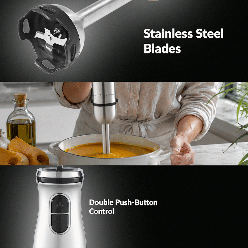 Boden Stark Stick Blender Silver