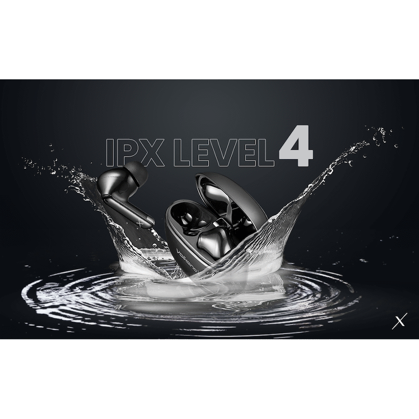 VolkanoX VXT200S Hybrid ANC TWS Earphones - Black