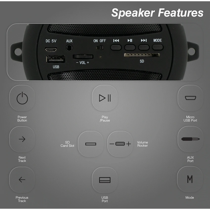 Volkano Bazooka Speaker