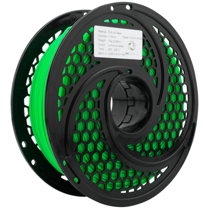 SA Filament PLA UV Neon Filament 1kg -  Luminous Green