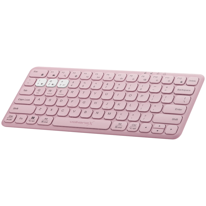 VolkanoX Blaze Bluetooth Wireless Keyboard and Mouse Combo - Rose