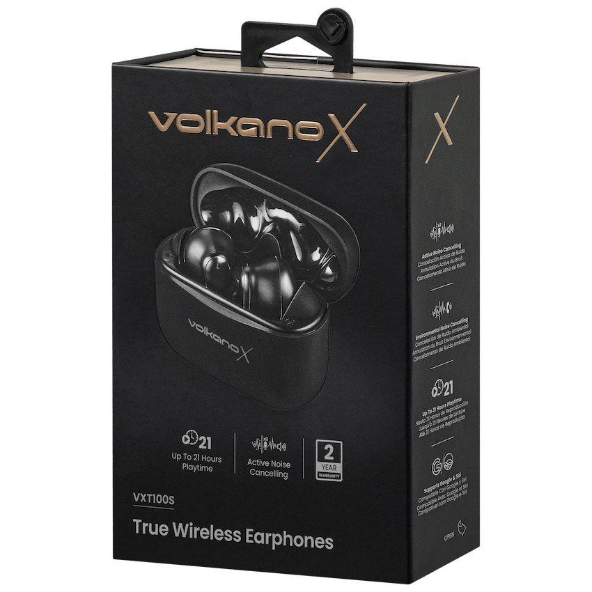 VolkanoX VXT100S TWS Earphones - Black