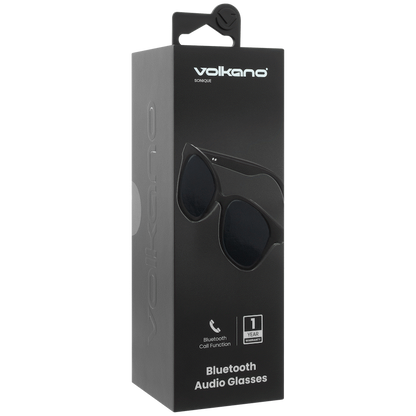 Volkano Sonique Series Bluetooth Audio Glasses - Dark Lenses