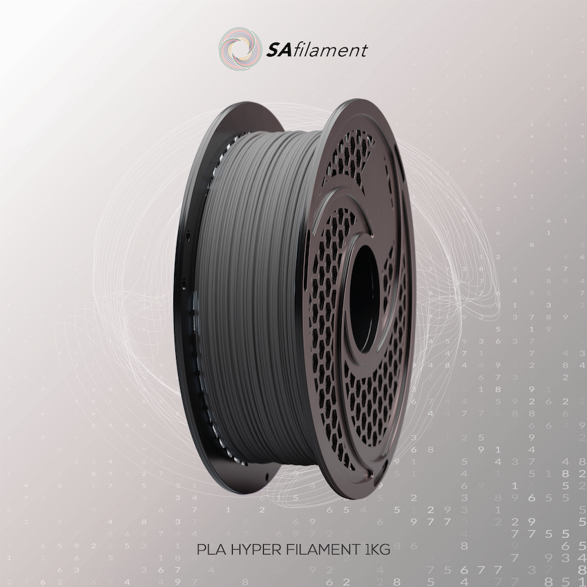 SA Filament PLA Hyper Filament 1kg - Dark Grey