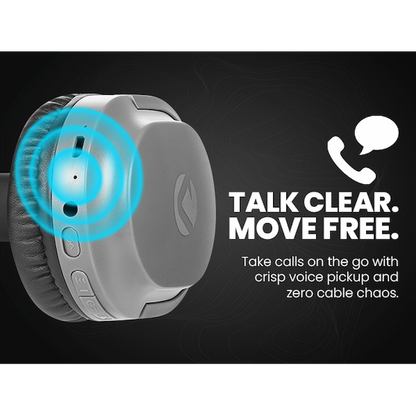 Volkano Pebble Series Bluetooth Headphones - Dark Grey
