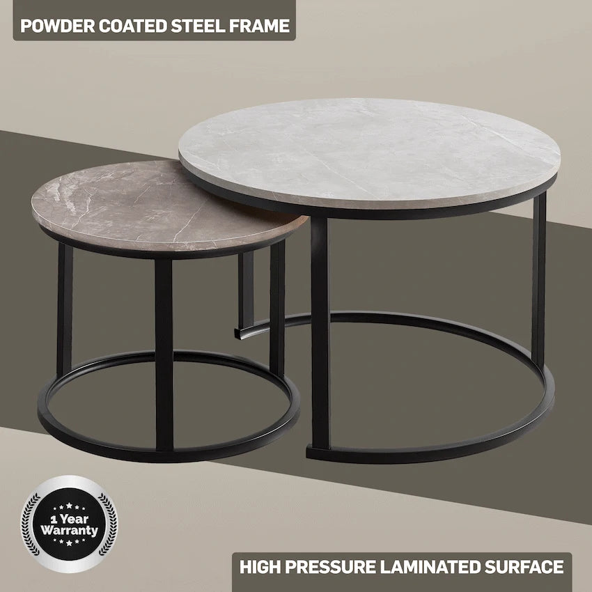 Nile Nesting Coffee Table Greyish