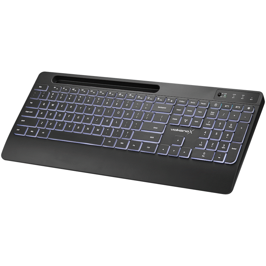 VolkanoX Gem Bluetooth Wireless Keyboard and Mouse - Black