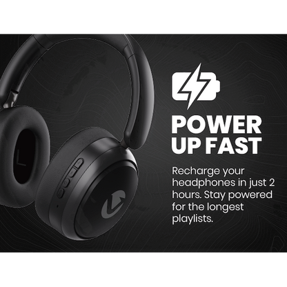 Volkano Lexi Bluetooth Headphone with ANC - Black
