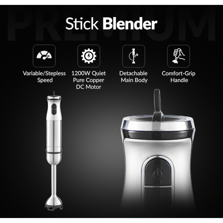 Boden Stark Stick Blender Silver