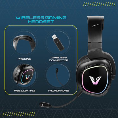 VX Gaming Stealth Series Wireless Gaming Headset - RGB