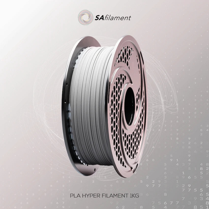 SA Filament PLA Hyper Filament 1kg - Light Grey