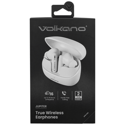 Volkano Jupiter Series TWS Earphones - White