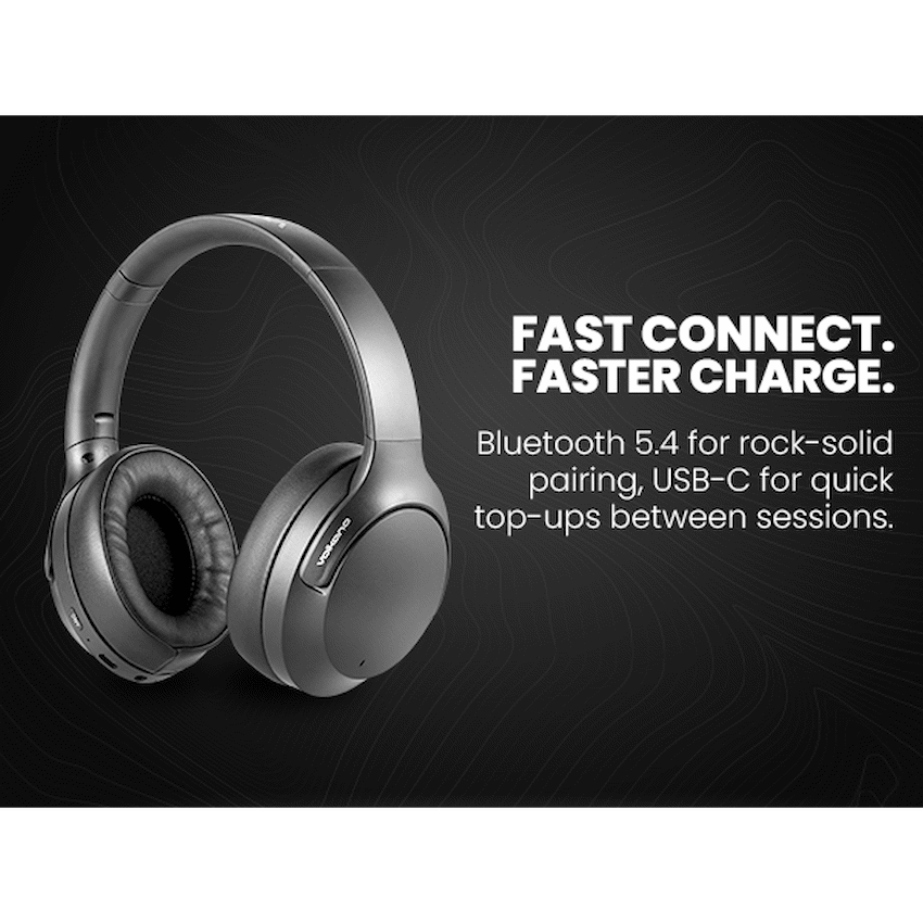 Volkano Odyssey ANC Bluetooth Wireless Headphone - Black