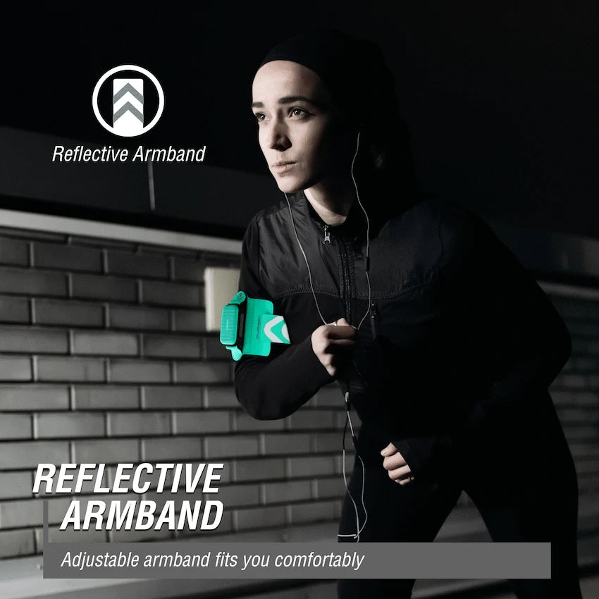 Volkano Pumped Series Wearable Speaker with Armband - Mint