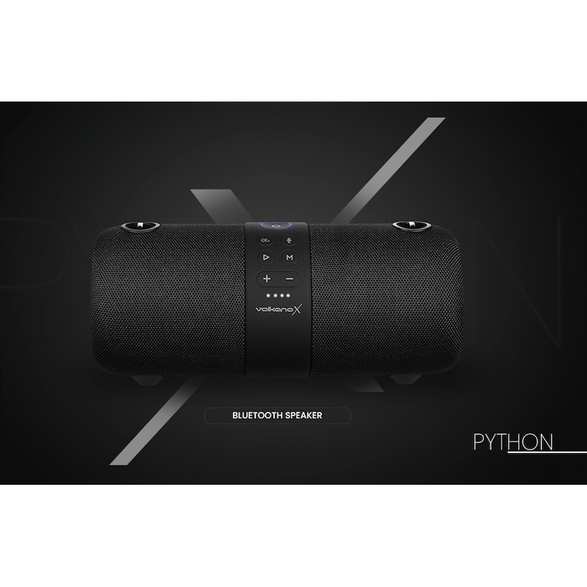 VolkanoX Python Series Bluetooth Speaker - Black