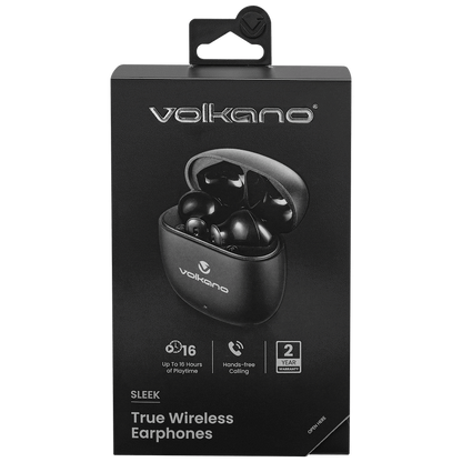 Volkano Sleek Series TWS Earphones - Black