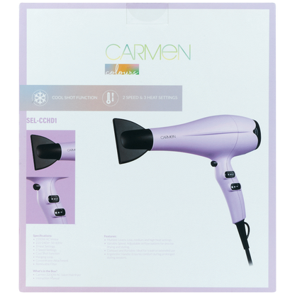 Carmen Colours 2200w AC Hair Dryer