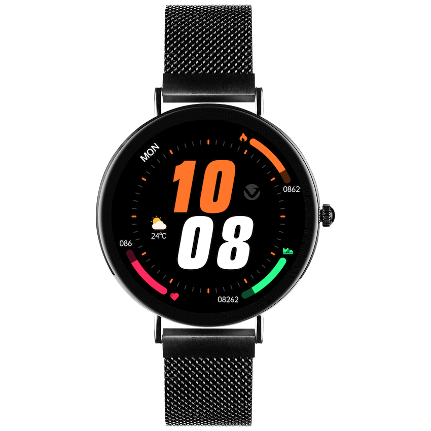 Volkano Valencia Series Ladies Smart Watch - Black