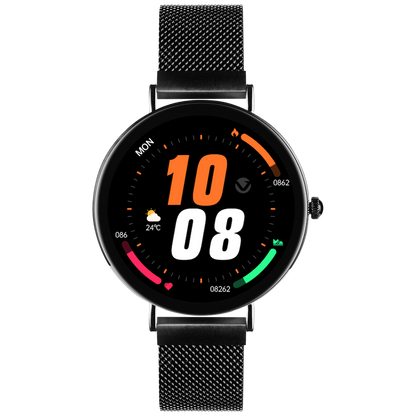 Volkano Valencia Series Ladies Smart Watch - Black