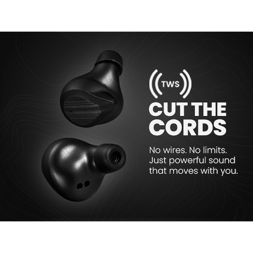 Volkano Scorpio Series True Wireless Earphones - Black