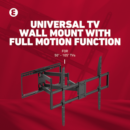 Ellies Solid Series Heavy Duty Full Motion TV Wall Mount 50" -105"
