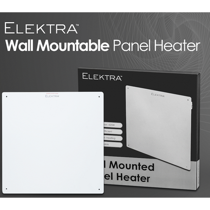Elektra Wall Mountable Panel Heater