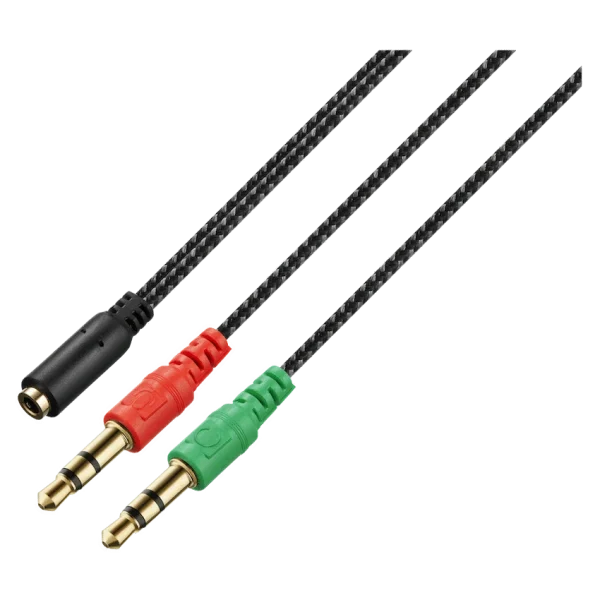 Volkano Unity Series Aux Splitter 4 Pole Plug To 2 Aux Sockets - Everyday Elektronics South Africa