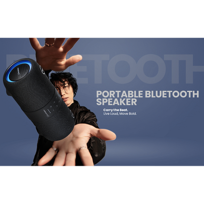 VolkanoX Python Series Bluetooth Speaker - Black