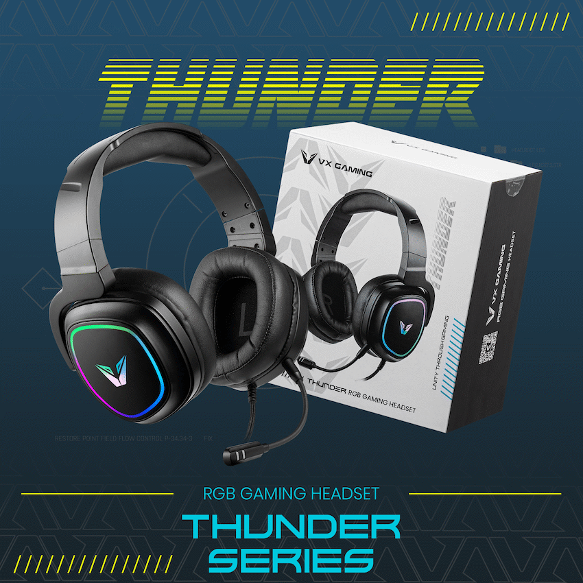 VX Gaming Thunder series Gaming Headset RGB