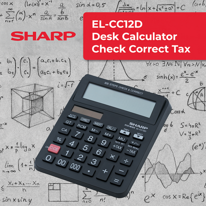 Sharp EL-CC12D Desk Calculator - CheckCorrect Tax